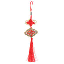 Home Car Decor Feng Shui Chinese knot 10 Lucky Coins Career Wealth Pend Kw