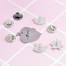 4Pcs Cartoon Enamel Little Bee Insect Lapel Collar Pin Corsage Brooch JewelrA3C
