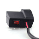 12V  Motorcycle Fixed bracket Socket  Splitter Dual USB Charger Power Adapter