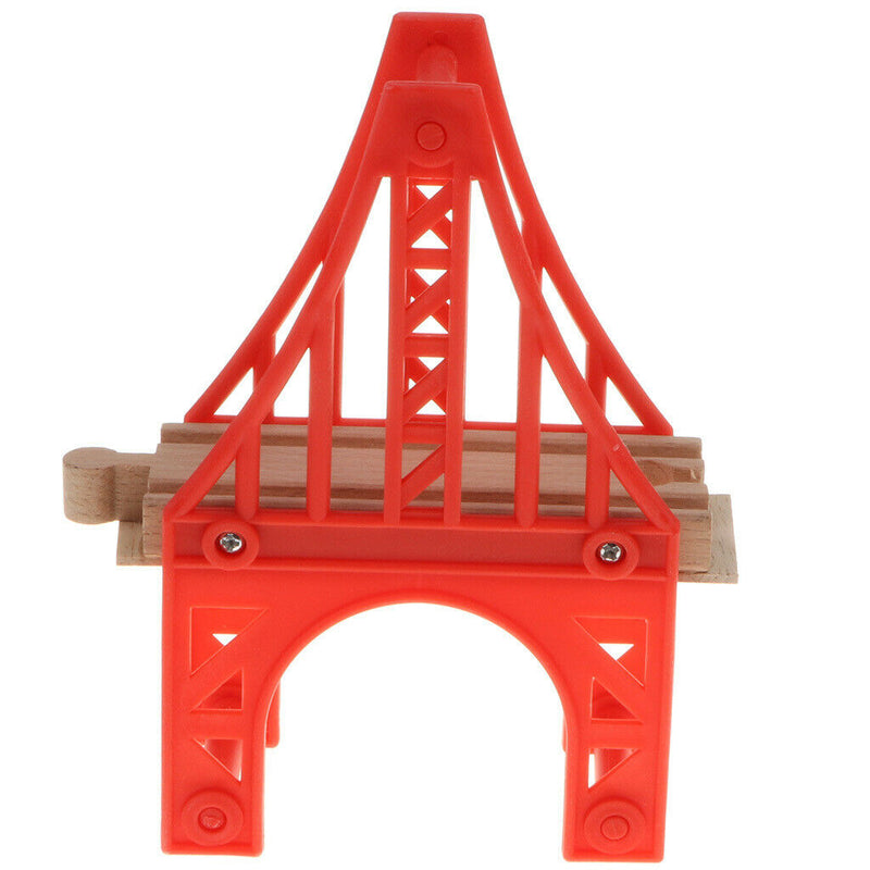 Wooden Train Set Accessories - Suspension Bridge - Wooden Railway Expansion Pack