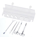 acrylic water plant tool maintenance side holder for aquarium tweezer sciss Bj