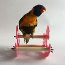 Parrot Bite Toys Swing Plastic Hobbyhorse Stand Bars Rocking Chair Platform