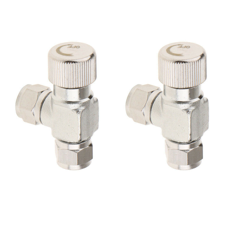 2 Pcs 2 Way Aquarium Plants Tank Dual Head CO2 Tube  Valve