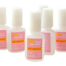 Nail Glue With Applicator Brush Clear Strong Adhesive Acrylic False Tips 10g Set
