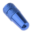 Tyre Tire Valve Air Caps Cover Screw Car Bike Bicycle Motorbike Blue