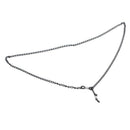 5X( Fashion Black Metal Sunglasses Eyeglass Chain Adjustable Ends Glasses  T4W6)