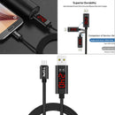Quick Charging Micro USB Cable 39inch Nylon Braided Wire for  Black