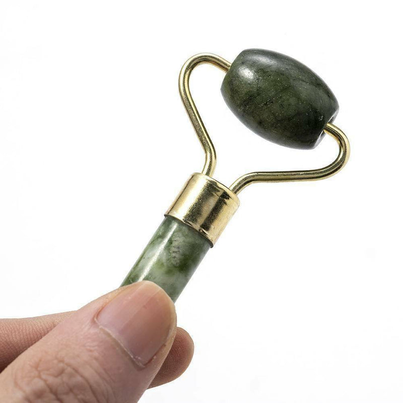 Natural Rose Quartz Facial Jade Stone Roller Massage Tool Face Massager New