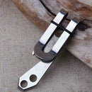 1* Carabiner Multifunctional Key Chain Cash Belt Clip Hanger Outdoor Holder N9K7