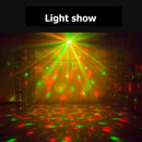 2 in 1 RGB LED Disco Ball Party Light Sound Activated Rotating Stage Night Lamp