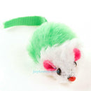10X Colorful Plush Mouse Mice Pet Cat Toys Mini Funny Playing Sound Interactive