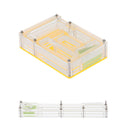 2 Pcs Rectangle Ant Feeder Farm Water Erea For Insect Ant Nests Transparent