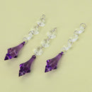 10pcs Acrylic  Crystal Beads Garland Chandelier Hanging Wedding Party Decor