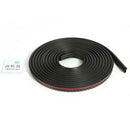 5m Car Door Seal Strip Sound Insulation Weatherstrip (Carbon Fiber Look) A