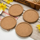 12Pcs/Lot Plain Round Cork Coasters Set Coffee Cup Mat Drink Tea Pad Placem