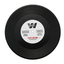 6pieces / Set Spinning Retro Vinyl Disc Drink Coasters X5Q5