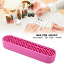 Silicone Makeup Brush Holder,Makeup Brush Display Stand Soft Silicone Nail  Z3D4