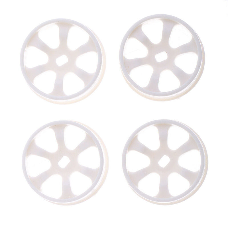4pcs White Wheel Rim for WLtoys K969 K989 P929 1/28 RC  Car Replacement