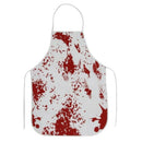 Printed Aprons for Bloody Murder Halloween BBQ Cooking Apron Kitchen Gift R9Q4