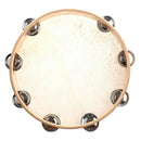 10" Musical Tambourine Tamborine Drum Round Percussion Gift for KTV Party