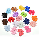 20Pcs Baby Girls Boutique Big Bow Hair Clips Grosgrain Ribbon Hairpin HME