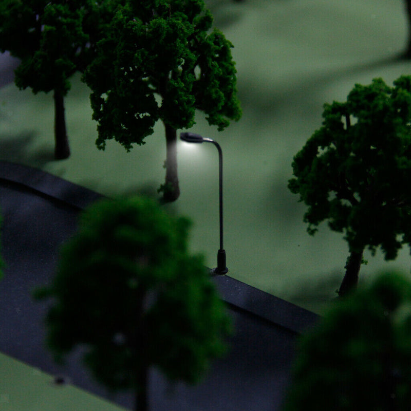 3V Street Lights Lamp Post Leds Train Railroad Scenery Layout Dioramas 1/300