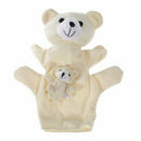 Beige Bear Hand Puppet Finger Puppets I7C5