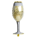 2pcs/lot new champagne cup beer Bottle balloons aluminium foil balloon