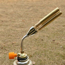 Outdoor Dual Flame Butane Gas Gun Torch Welding Iron BBQ Cooking Tools