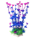 Purple Artificial Plastic Grass Fish Tank Water Plant Aquarium Decor A