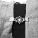 Women Shawl Cardigan Clasp Sweater Duck Clip Blouse Shirt Collar Clasp Retro