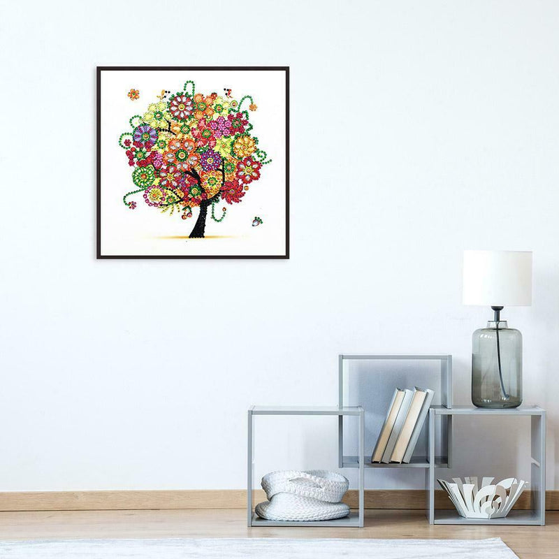 5D DIY Special Shaped Diamond Painting Tree Cross Stitch Mosaic Craft Kits