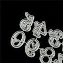 10Pcs Digital love Metal Cutting Dies For DIY Scrapbooking Album Paper Cards FT