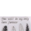 Transparent Silicone Clear Stamp Cling Seal Scrapbook Embossing Album Decor M&E