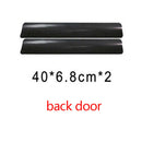 4X Car Universal Carbon Fiber Car Door Plate Sill Scuff Cover Anti Scratch