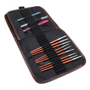 72 Holes Canvas Student Pencil Bag Pen Case Makeup Brushes Holder Storage Pouch
