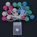 LED Colorful Lantern Battery Operated Fairy String Night Light for Xmas(20 A