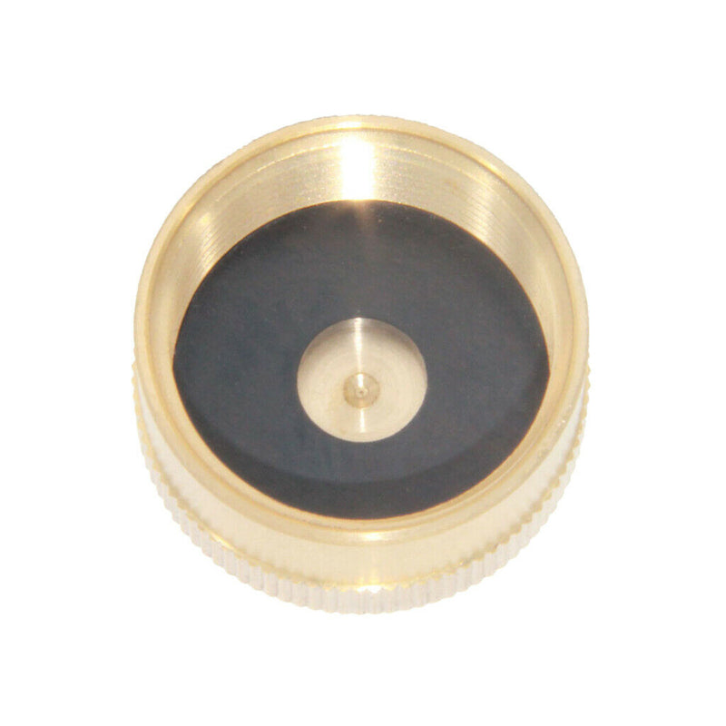 5x Brass Cap 1 LB Propane Bottles Small Gas Tank Cylinder Protective Caps