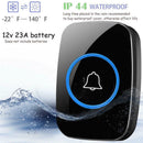 300M Remote Waterproof LED Wireless Doorbell 38 Songs Chime Door Bell EU new hot