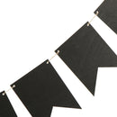 Wooden Chalkboard Pennant Flag DIY Banner Garland Decoration Photo Prop