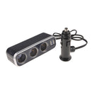 Car Power Adapter Triple Cigarette Lighter Socket Splitter Dual USB Port DC 12V