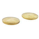 10 Sets Brass Button Studs Nail Cap Rivets Leather Crafts Soild Brass Button