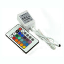 24 Key IR Remote Controller 12V 5050 3528 RGB LED Light Strip Colour Chan XZM