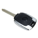Car Remote Key Case Cover Fob W/ Uncut Blade For Ssangyong Actyon Kyron Rex K6J7