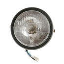 12V Black Universal Motorcycle 6.5''   Headlight High Low Beam with Cover