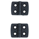 10pcs reinforced black plastic door hinges 40mm x 30mm B9O4