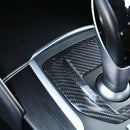 Real Carbon Fiber For Alfa Romeo Giulia Car Center Console Gear Shift Panel