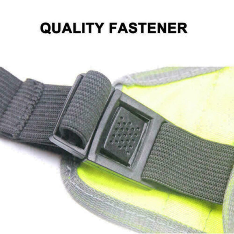 Reflective Vest Safe Jacket For Running Cycling Hiking Motorcycle Night W0B M4Z4