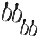4x Durable Rubber Scuba Diving Diver Hose Retainer for 6L & 12L Stage Bottle