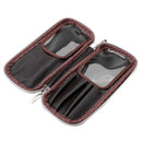 Msq 12Pcs Cosmetic Bags Pu Storage Bag Makeup Tool Set Brush Bag Fine And C Z9U6